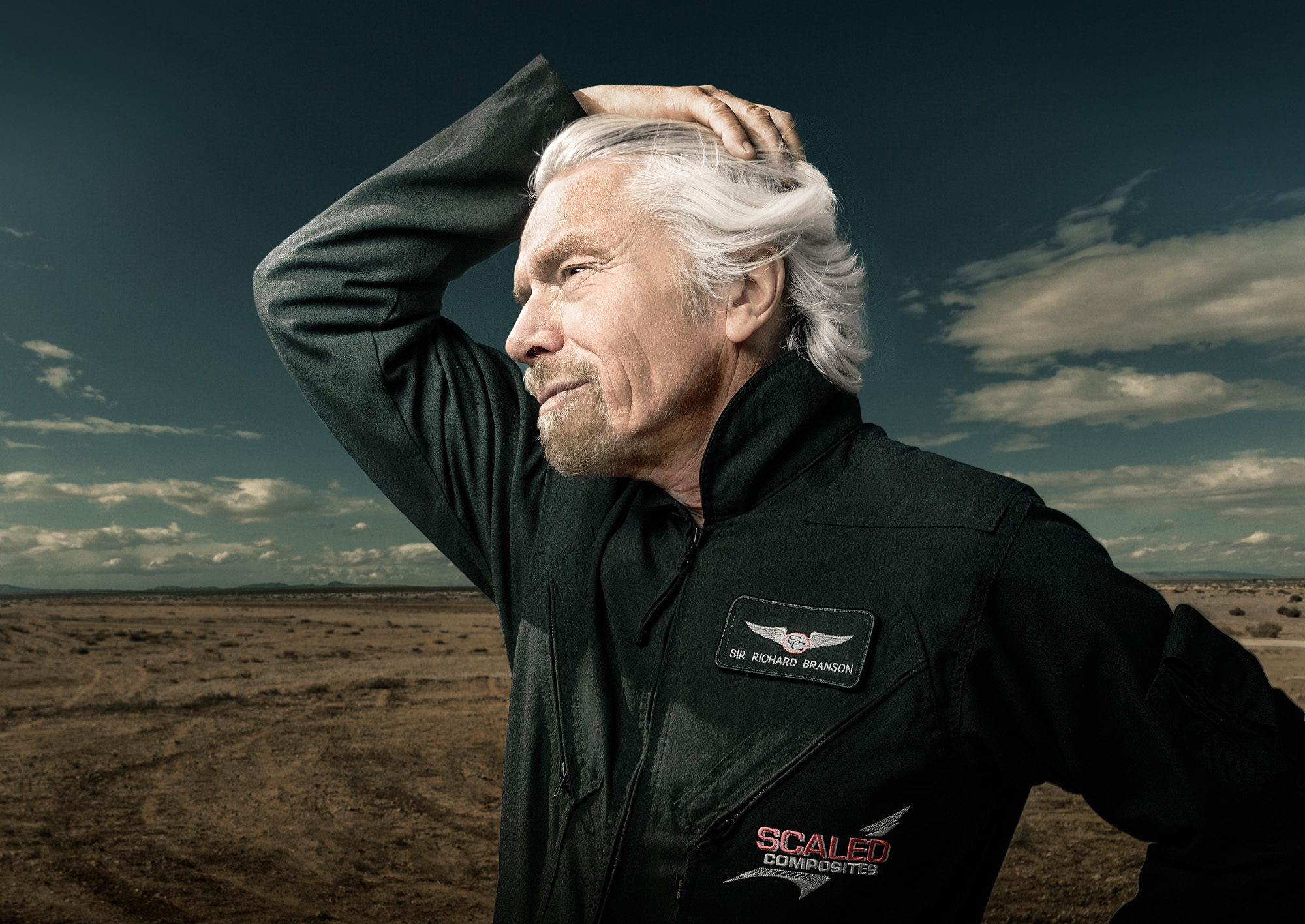 cc2012082 - Richard Branson and Virgin Galactic photographed for Wired UK Magazine