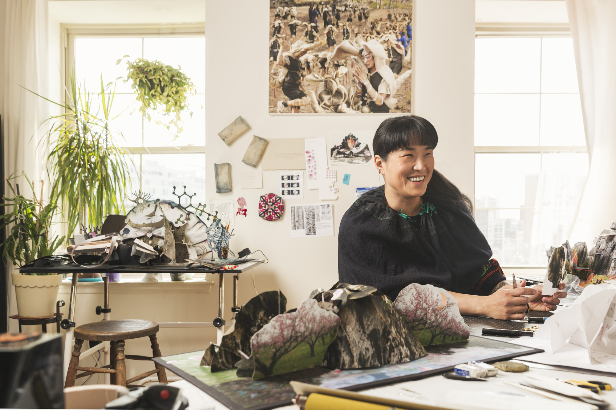 cc2015015 - Artist Colette Fu photographed for American Craft Magazine